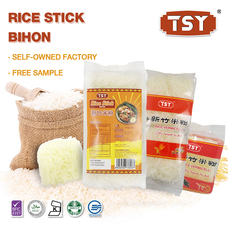 Xinzhu Rice Stick Specifications Especificaciones de Stick de arroz Xinzhu