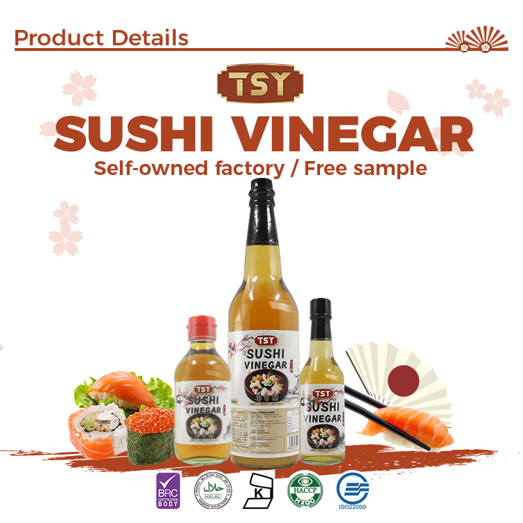 Especificaciones del vinagre de sushi