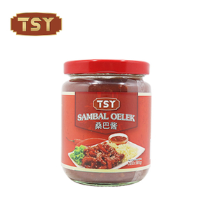 230 g de Sambal Oelek picante y sabroso estilo indonesio