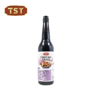 Botella de vidrio de 625 ml, auténtica salsa teriyaki japonesa para saltear