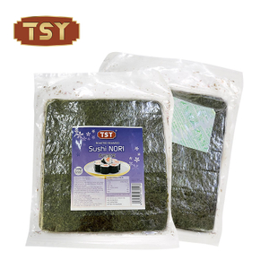 Paquetes de bolsas de boba de sushi de sushi nori nori sábanas de algas asadas