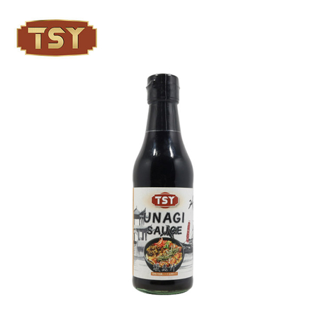 Botella de vidrio de 250 ml para cocinar salsa Unagi de anguila japonesa