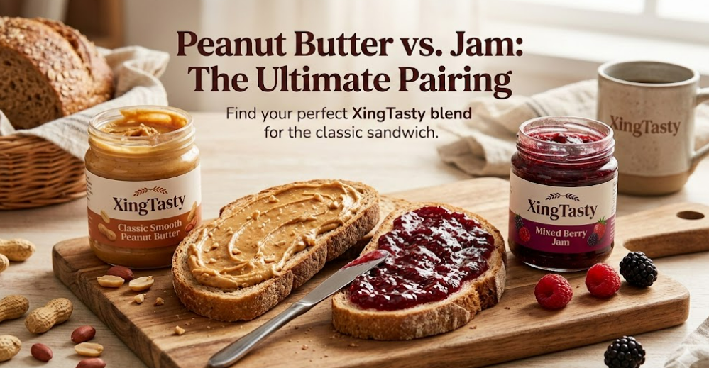 ¿Cuál es la diferencia entre mantequilla de maní y mermelada?