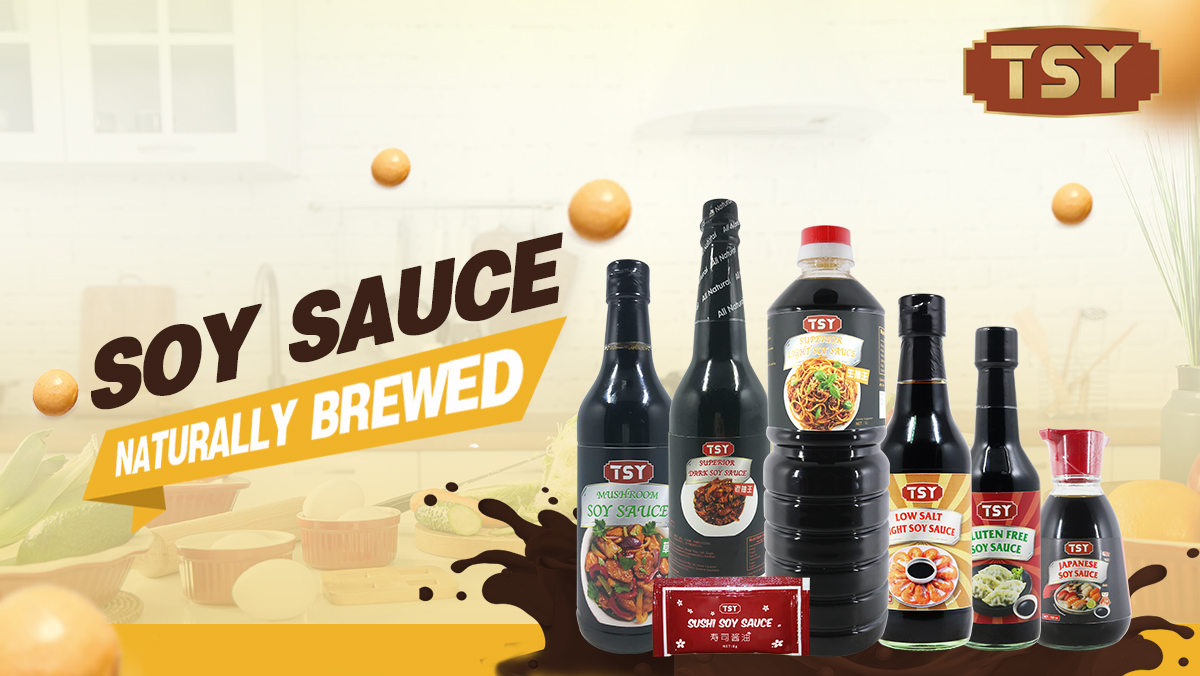 diferentes tipos de salsa de soja