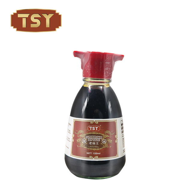 Cocina de 200 ml de salsa de soja oscura para panceta de cerdo estofada