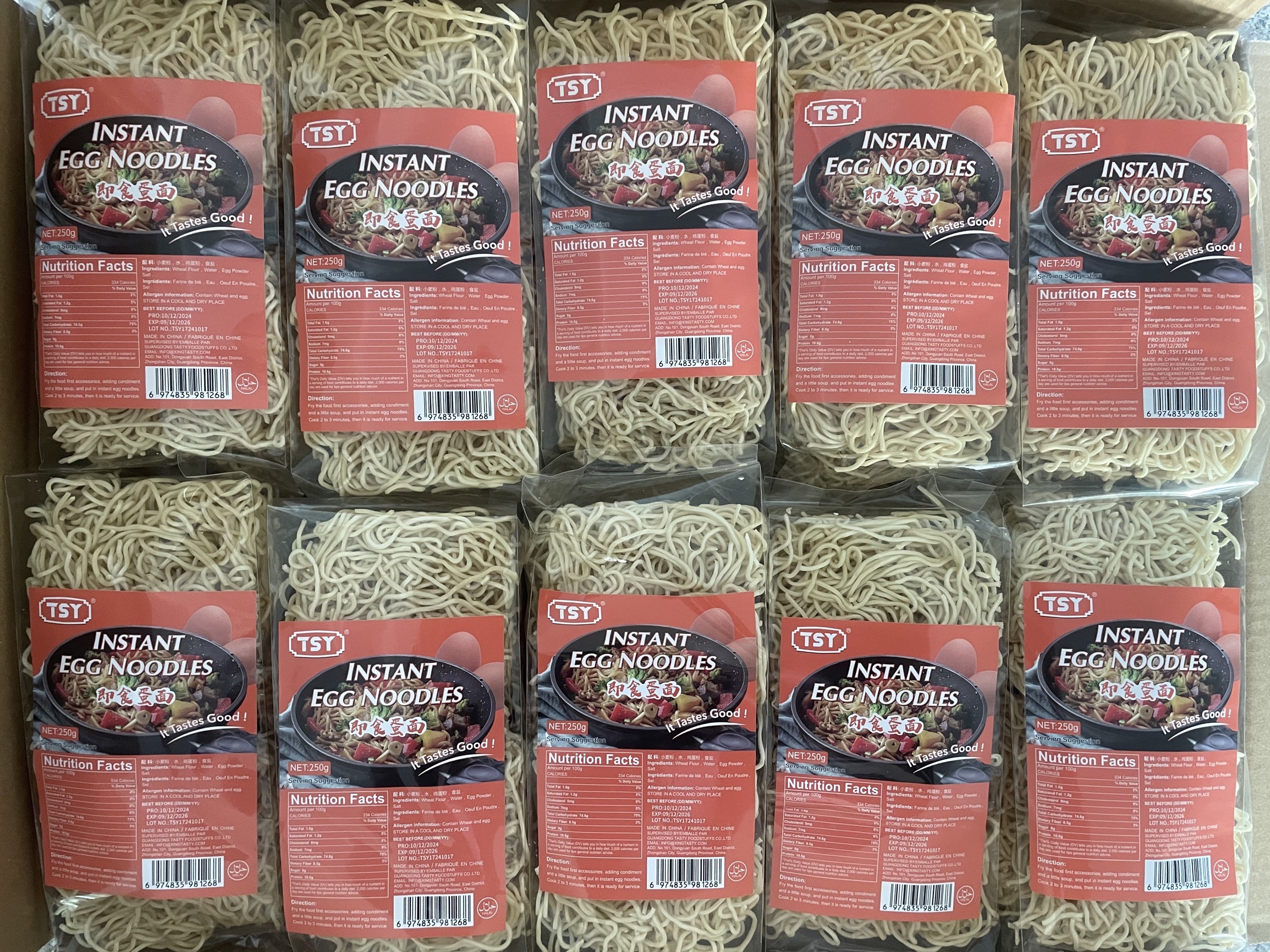 Fabricante premium de fideos TSY en Guangdong