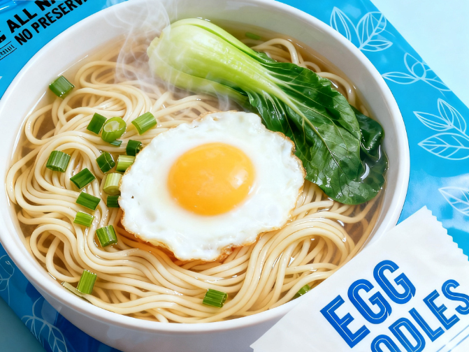 Fideos de huevo personalizados: demanda de producción rápida, calidad y cantidad garantizada