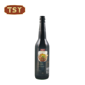 Tamaño familiar Botella de vidrio Salsa de soja ligera para carne
