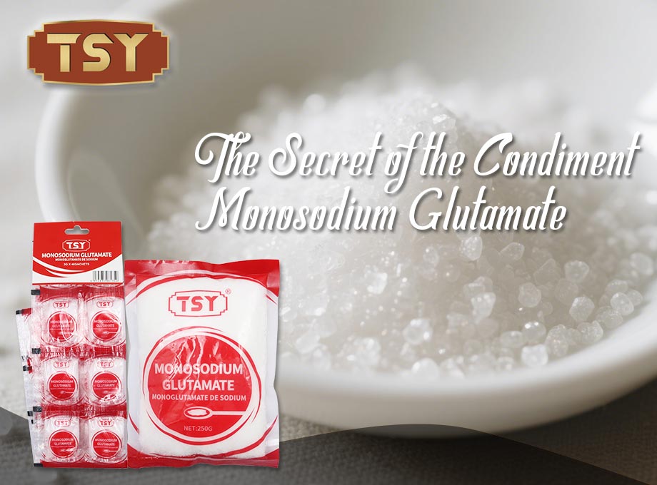 El secreto del condimento Monosodium glutamate