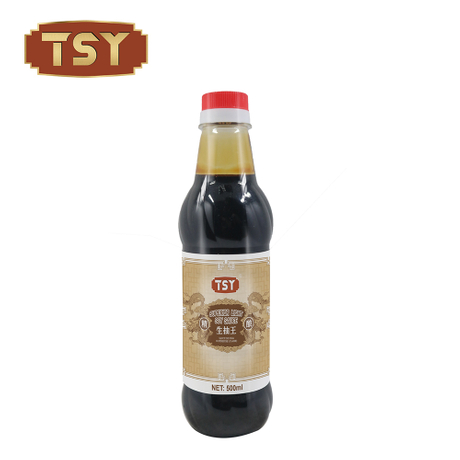 Fabricación China 500 ml de cervecería natural salsa de soja ligera