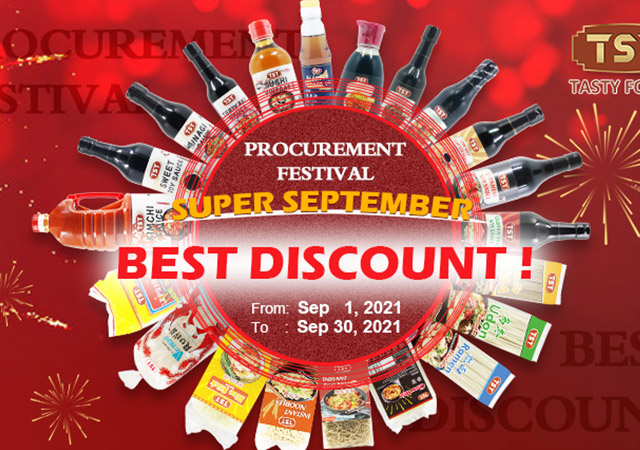 TSY Súper Festival de Compras de Septiembre