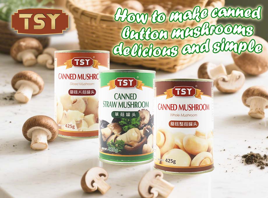 ¿Cómo hacer champiñones con botones enlatados deliciosos y simples?