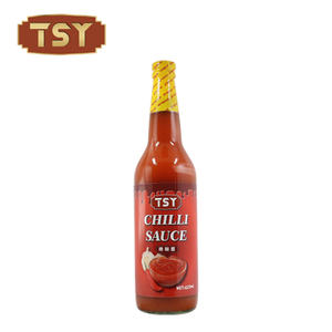 Salsa de chile de pimiento rojo de tamaño familiar de gran oferta de 625ml para cocinar en casa