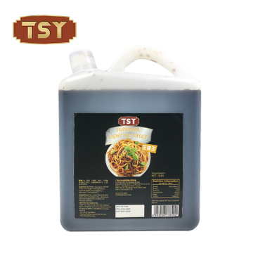 Salsa de soja salada de botella de plástico al vapor