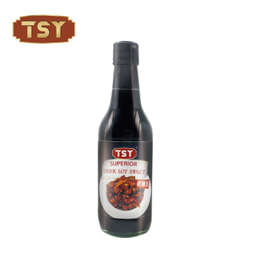Tecnología de fábrica tradicional china salsa de soja oscura para restaurante