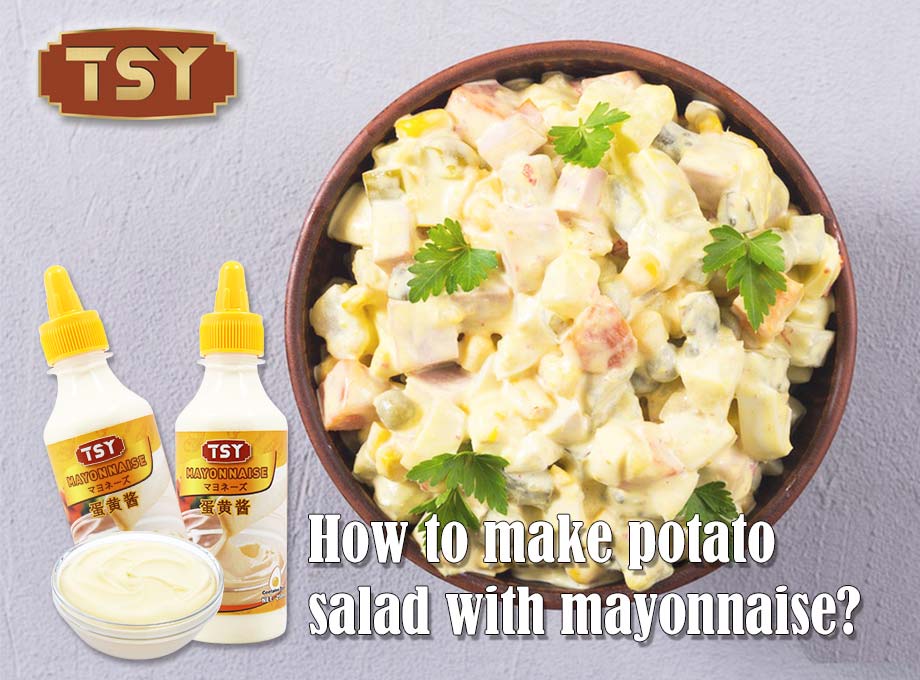 Cómo hacer ensalada de papa con mayonesa