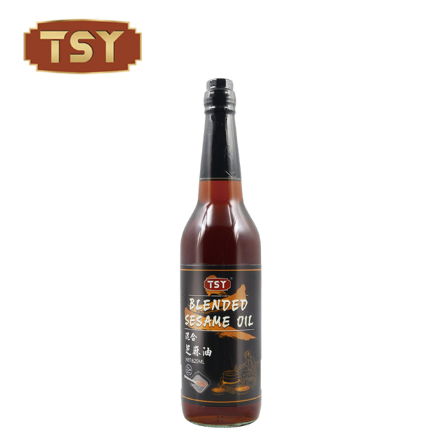 Aceite de semilla de sésamo negro puro y asequible de tamaño normal para salteados