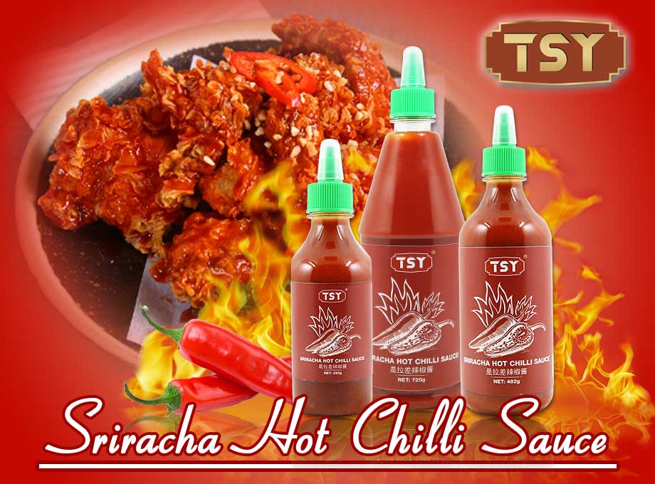 Salsa de chile Sriracha a granel para servicios alimentarios