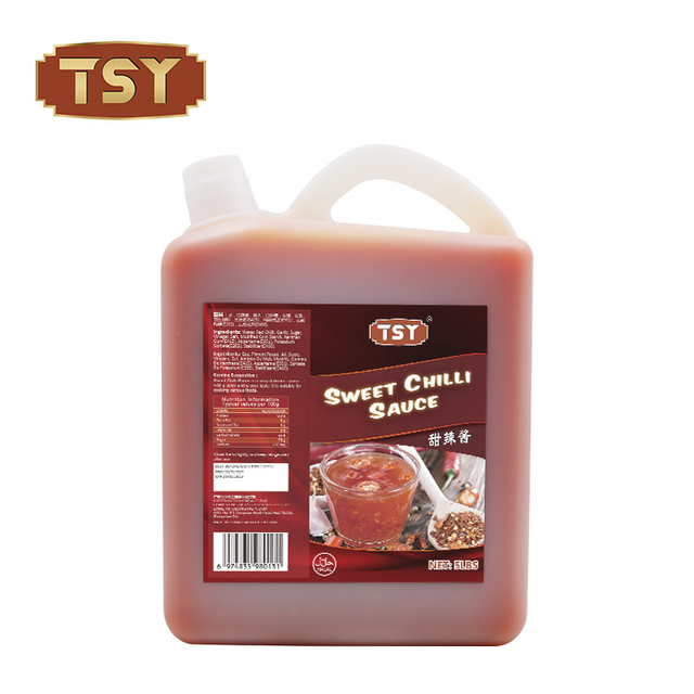 Salsa de chile dulce estilo restaurante de botella de plástico de 482 g para papas fritas